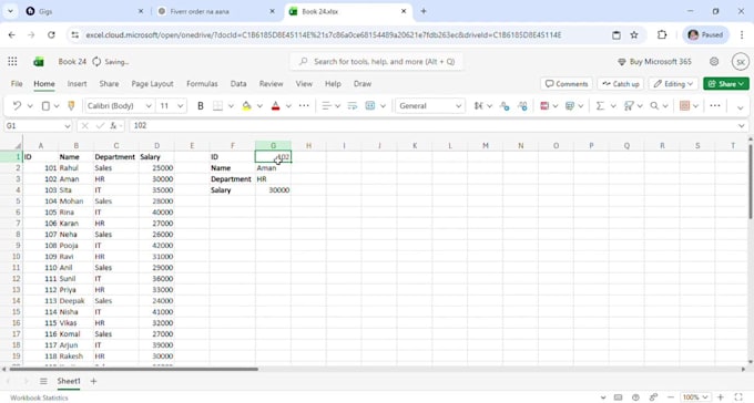 do professional excel data analysis, pivot table, formulas