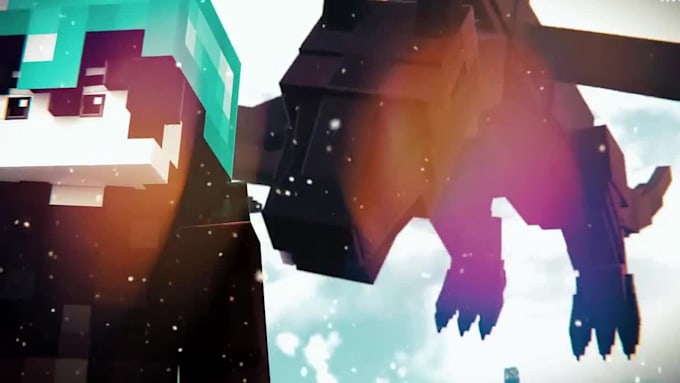 create professional minecraft animation for youtube, intros, cinematics