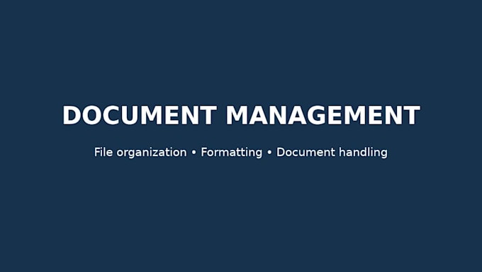 be your professional virtual assistant for office management