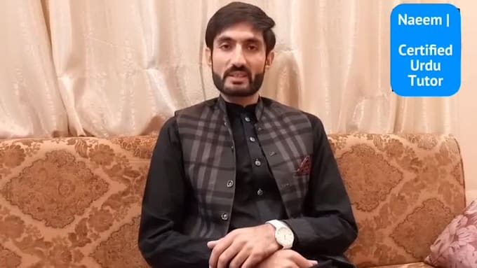 be your certified urdu teacher and online urdu tutor