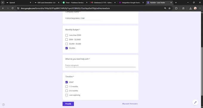 build a make dot com automation to sort leads into hot and cold