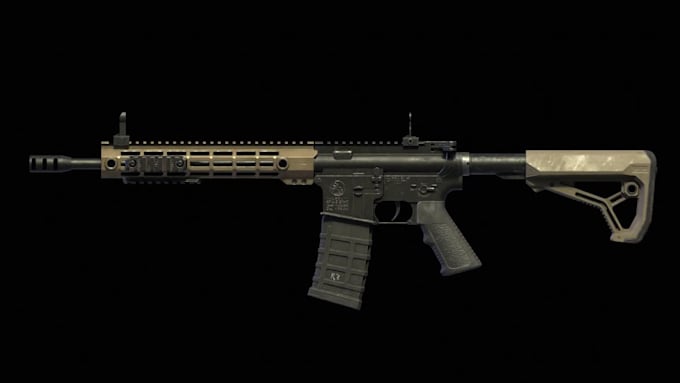 create 3d weapon model gun models and props models for your game