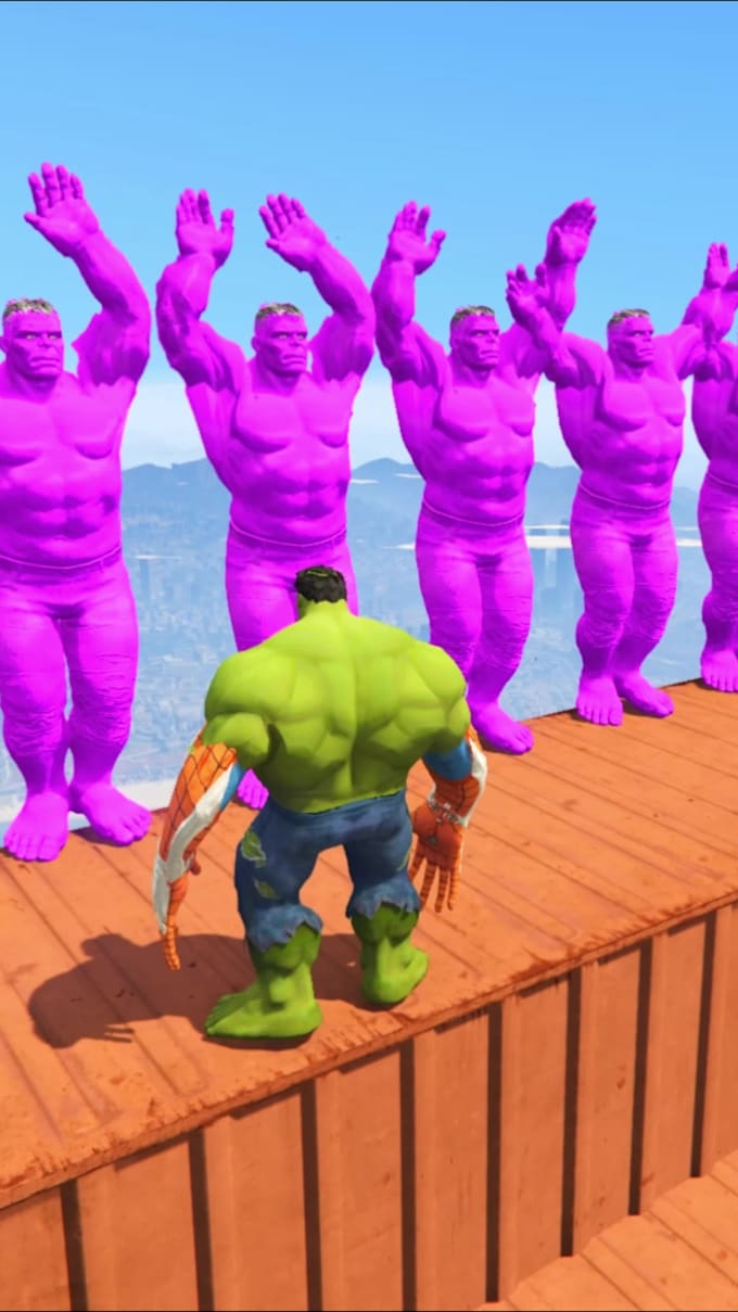 create gta v superheroes shorts videos
