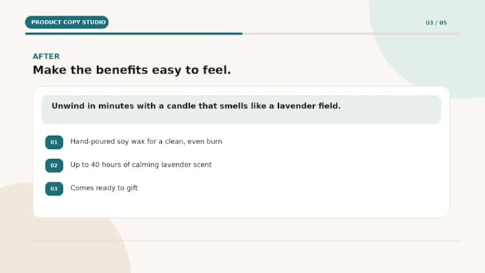 write etsy product descriptions that sell