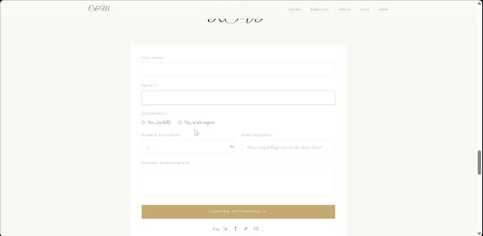 design a romantic  digital wedding or valentine card