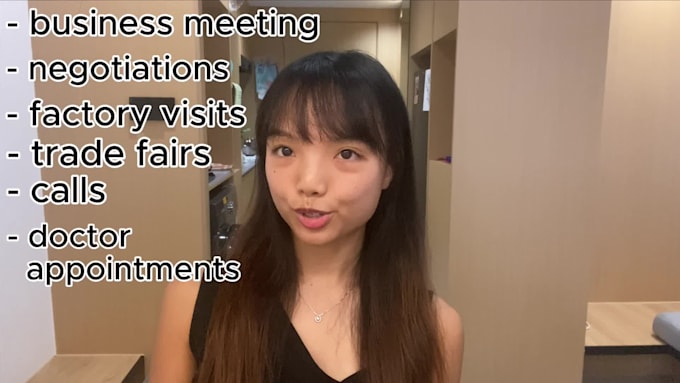 provide english and chinese business interpretation service
