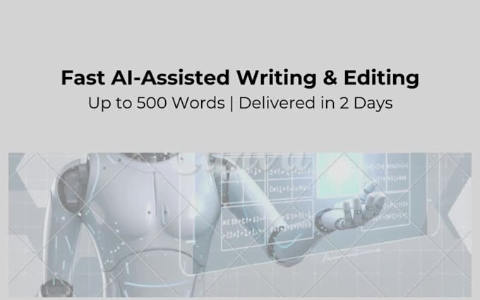 write, edit and rewrite content using ai with human review