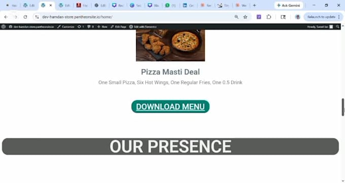 customize your wordpress website or template with elementor