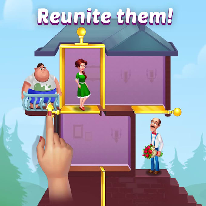 create engaging 2d mobile game ads and animated playable creatives