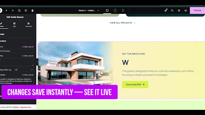 create custom elementor free section or widget for your website