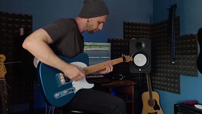 record guitar for your funk soul and blues rock song