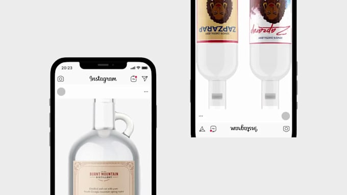 create professional bottle label design for your product