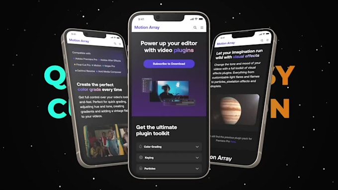 create saas product demo, app walkthrough and promo video