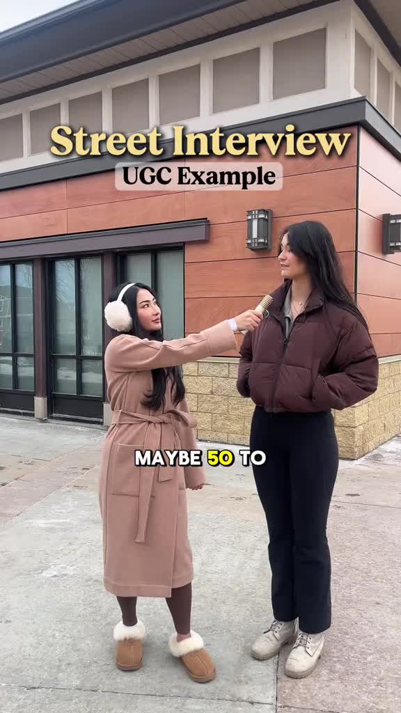 create street interview ugc ads for your brand
