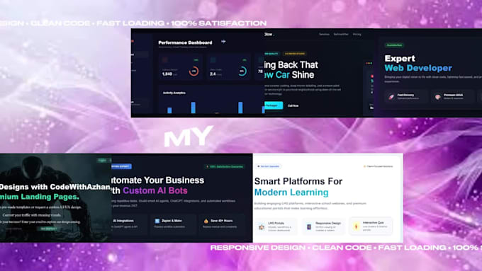 design responsive portfolio website using HTML CSS