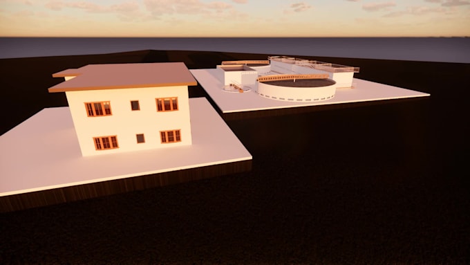 create a professional 3d bim model
