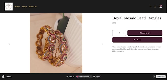 design an ecommerce store