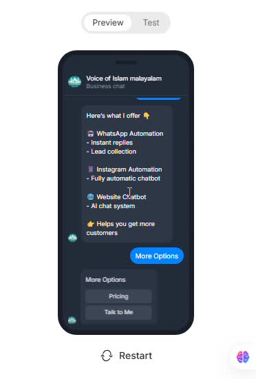 build a chatbot for your whatsapp instagram and website