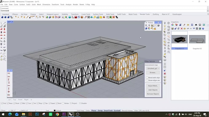 design detailed 3d models and products in rhinoceros