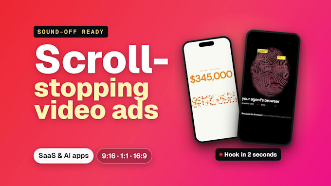 create motion graphics video ads for your saas or ai app