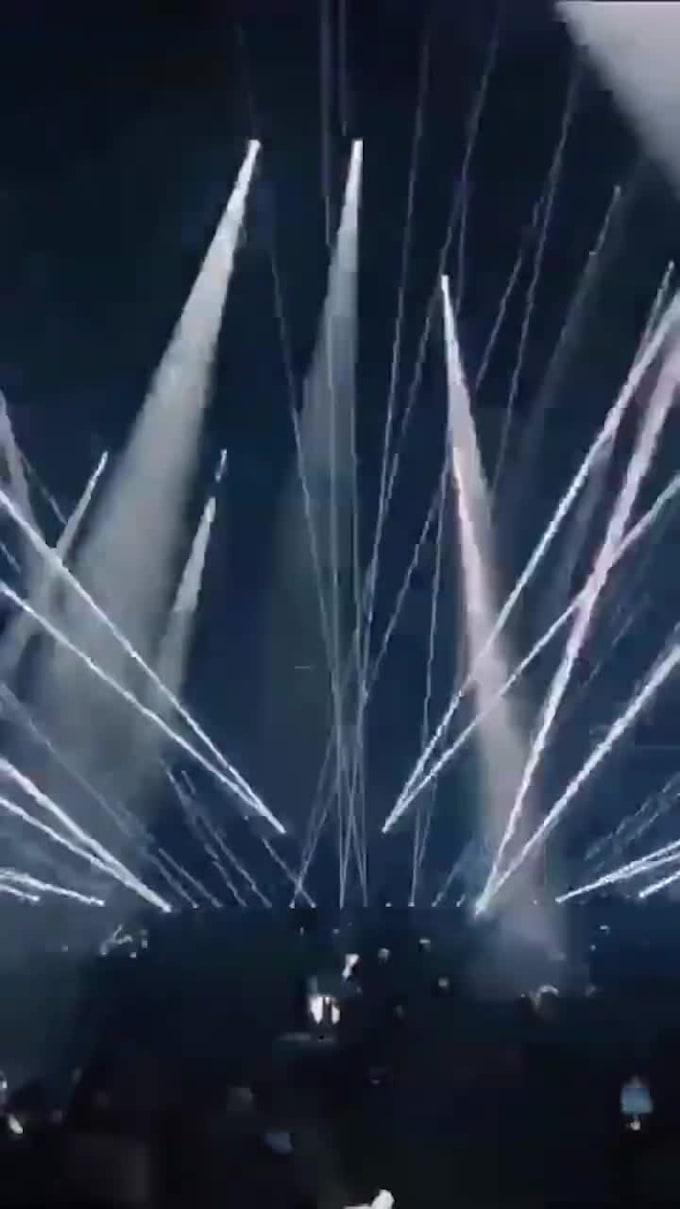 create epic 3d stage light vj loops concert visual stage show dj visual