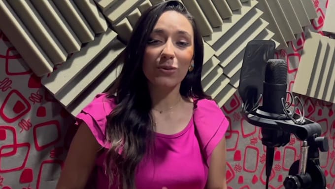 record a professional versatile english voice over, english voiceover in 12 h