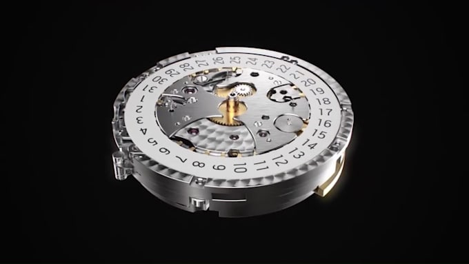 Create 3d watch animation, watch assembly video 3d realistic product ...