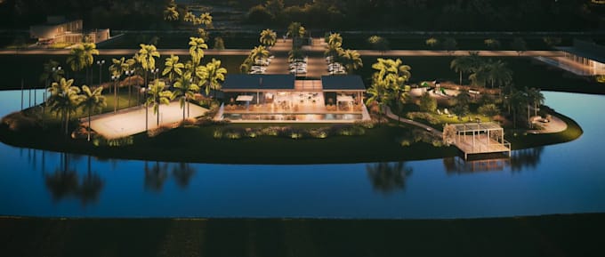 do an architectural render in max and corona
