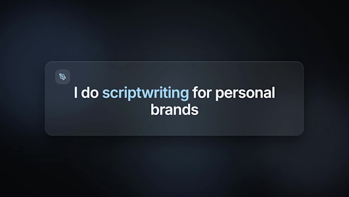 write instagram reels scripts for your personal brand
