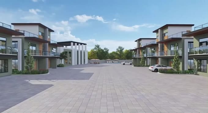 create architectural vr walkthrough,landscape 3d rendering,interior virtual tour
