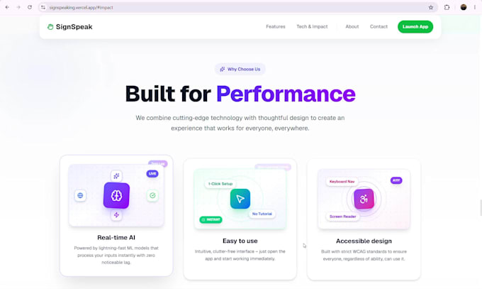 smooth responsive and fast UI UX