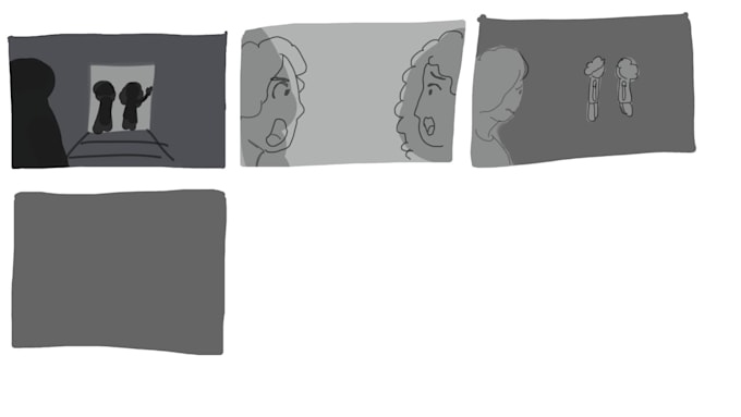 draw storyboards for animation and animatics
