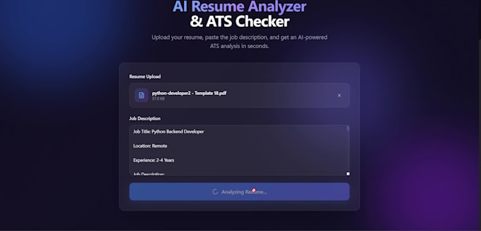 build an ai resume screening and ats checker using n8n