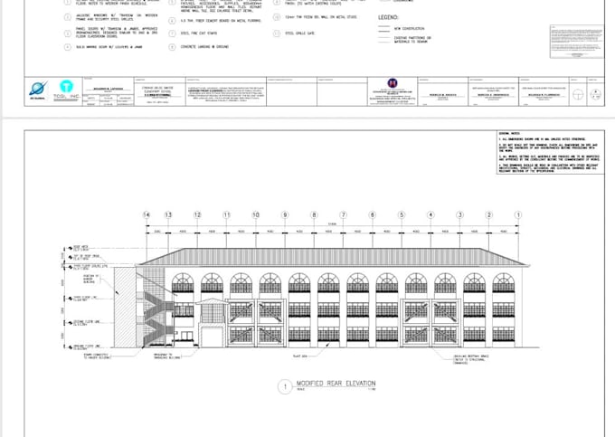 create complete 2d set of floorplans, elevations, and sections in cad