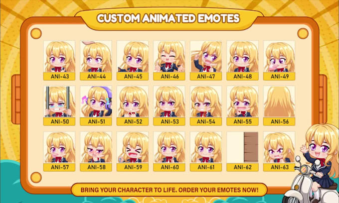 create chibi animated emotes for twitch