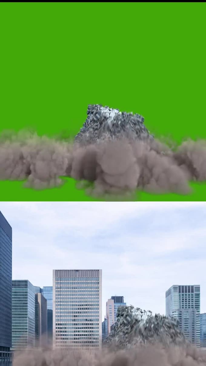 do professional green screen chroma key video editing and background removal