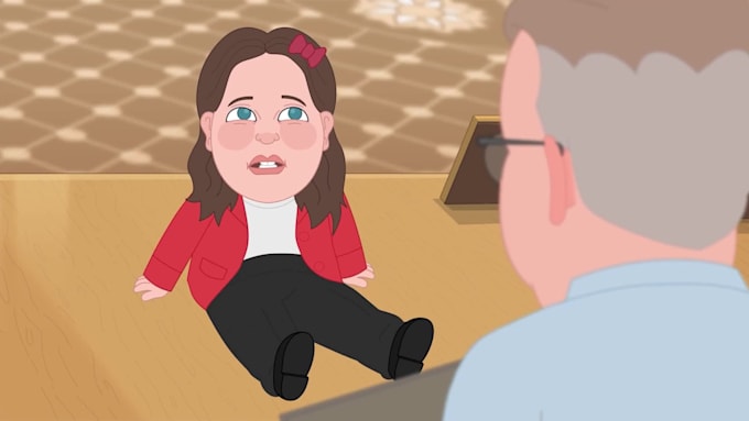 create simple 2d cartoon animation video and characters