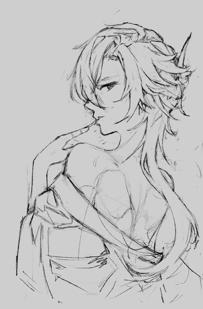 draw characters oc in my artstyle