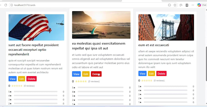 build a responsive react website using tailwind CSS