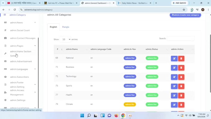 fix and develop PHP, laravel, vue js, react js website