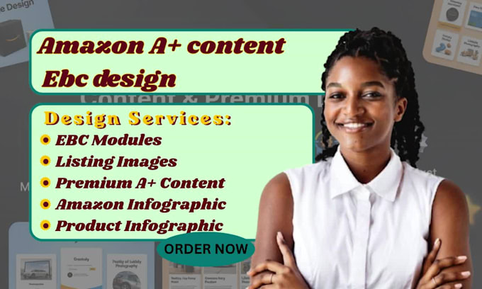 design amazon ebc a plus content infographic
