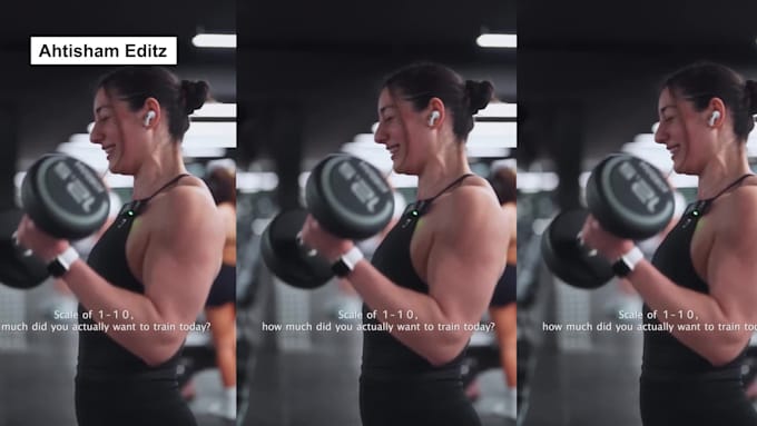 professionally edit your gym video editing