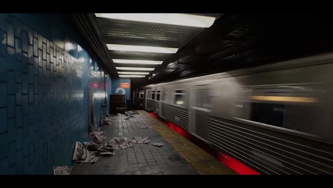create stunning cinematic game cutscene and game trailer