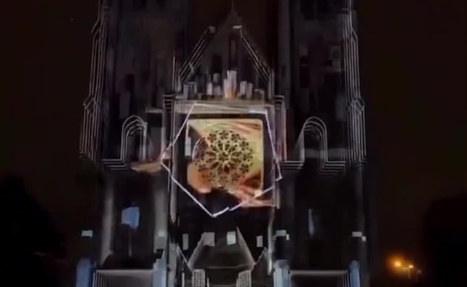 resolume vj loop led wall 3d animation projection mapping concert stage visuals