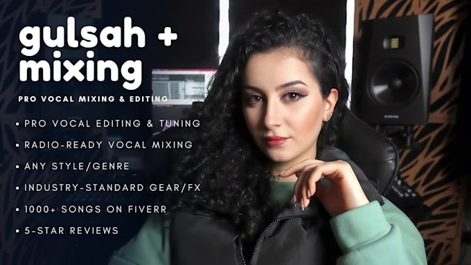 professionally mix, edit and tune your vocals