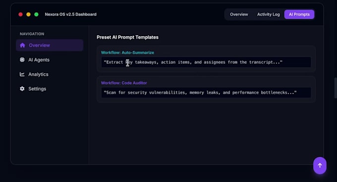 build a modern ai web app prototype or saas website