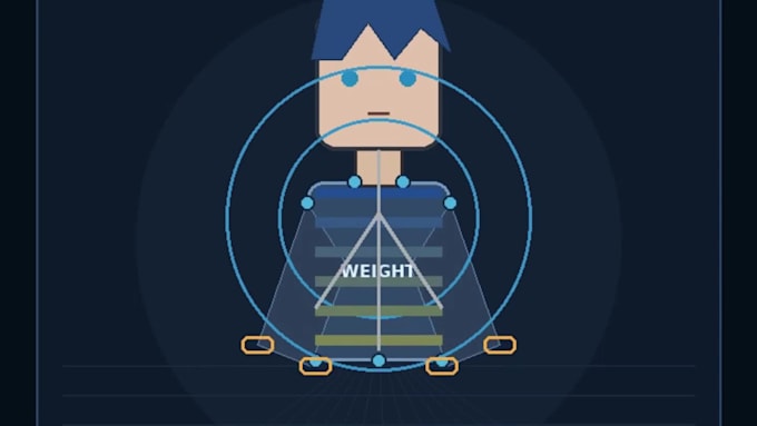 rig autodesk maya character with advanced controllers and weight painting