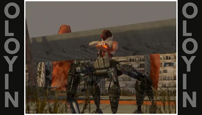 create ps1 ps2 psx 3d lowpoly animation, environment design, for visualization