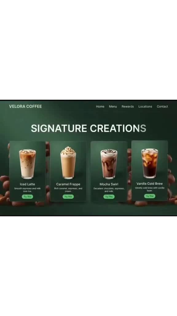 design 3d animated website and rive web animation