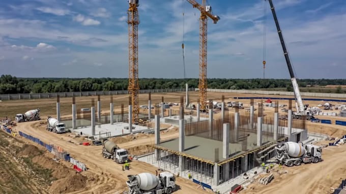 create cinematic ai construction timelapse videos for real estate project